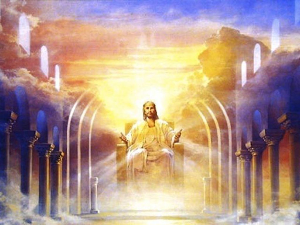 Jesus-seated-on-the-throne