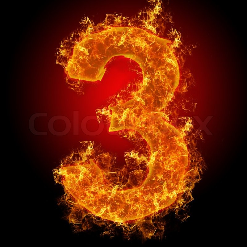 2136582-137931-fire-number-3-on-a-black-background
